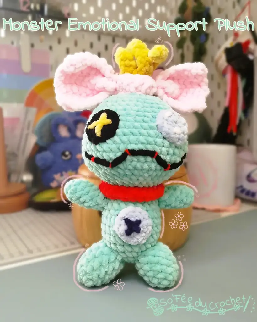 Monster Emotional Support Plush💚