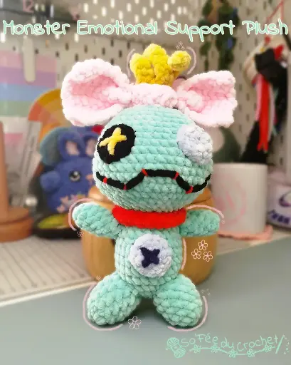 Monster Emotional Support Plush💚